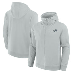 Detroit Lions Unisex Front Office Full-Zip Hoodie - Gray online