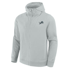 Detroit Lions Unisex Front Office Full-Zip Hoodie - Gray online