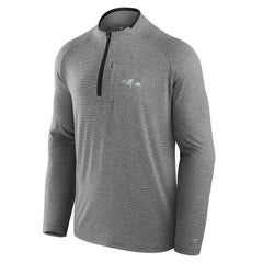 Baltimore Ravens Unisex Front Office Performance Primary Quarter-Zip Jacket - Charcoal outlet