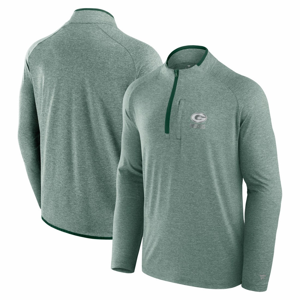 Green Bay Packers Unisex Front Office Performance Primary Quarter-Zip Jacket - Green for sale