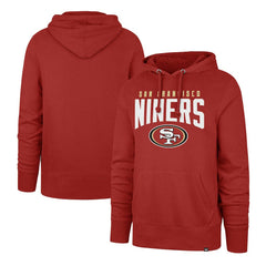 San Francisco 49ers '47 Headline Pullover Hoodie - Scarlet sale