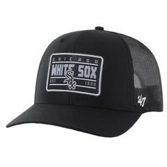 Chicago White Sox Hardline Trucker Adjustable Hat Black