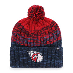 Cleveland Guardians Cascade Cuffed Knit Hat with Pom Navy