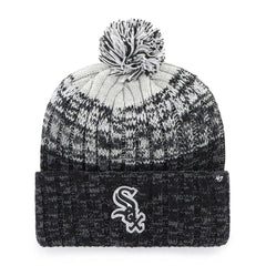 Chicago White Sox Cascade Cuffed Knit Hat with Pom Black