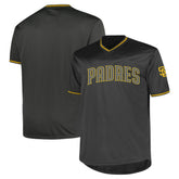 San Diego Padres Profile Big & Tall Pop Fashion Jersey Charcoal