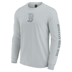 Boston Red Sox Elements Strive Long Sleeve T-Shirt Gray