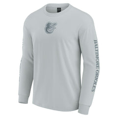 Baltimore Orioles Elements Strive Long Sleeve T-Shirt Gray