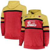 Chicago Bulls Big & Tall Hardwood Classics Head Coach Pullover Hoodie - Red sale