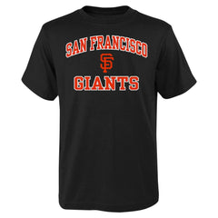 San Francisco Giants Youth Heart & Soul T-Shirt Black