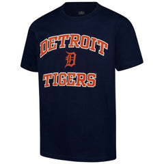 Detroit Tigers Youth Heart & Soul T-Shirt Navy