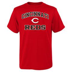 Cincinnati Reds Youth Heart & Soul T-Shirt Red