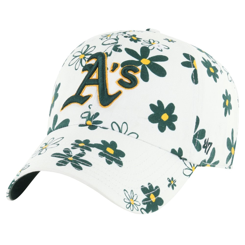 Athletics Girls Youth Daisy Delight Clean Up Adjustable Hat White