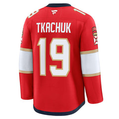Matthew Tkachuk Florida Panthers Fanatics Home Premium Jersey - Red Jerseys