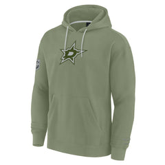 Dallas Stars Fanatics Elements Pace Pullover Hoodie - Olive Hoodies