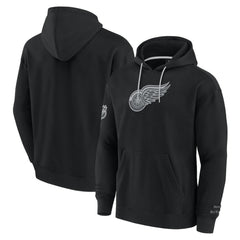 Detroit Red Wings Fanatics Elements Pace Pullover Hoodie - Black Hoodies