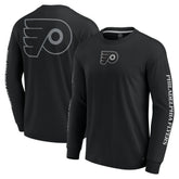 Philadelphia Flyers Fanatics Elements Strive Long Sleeve T-Shirt - Black T-shirts