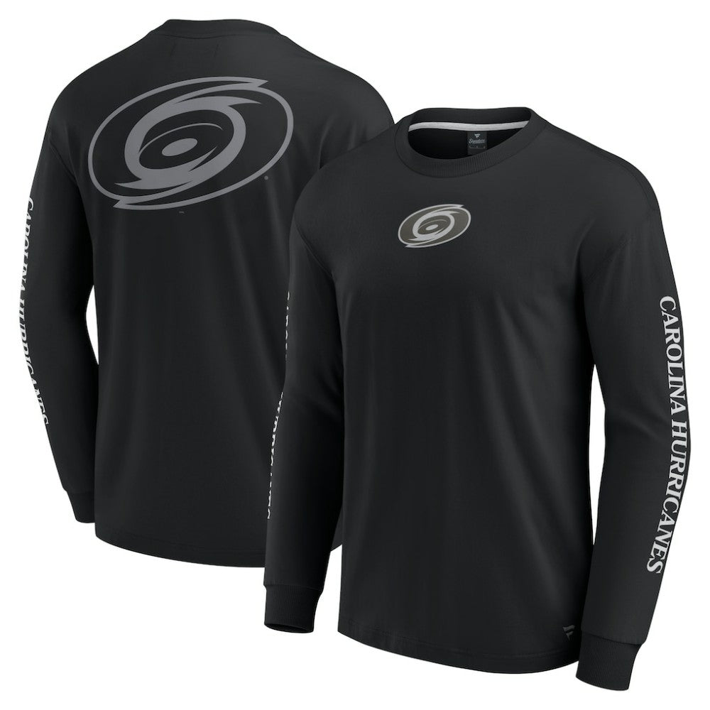 Carolina Hurricanes Fanatics Elements Strive Long Sleeve T-Shirt - Black T-shirts