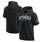 Pittsburgh Penguins Fanatics Elements Ready Short Sleeve Pullover Hoodie - Black Hoodies