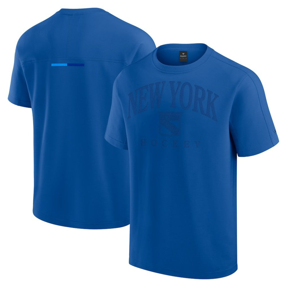 New York Rangers Fanatics Elements Flex Tri-Blend T-Shirt - Blue T-shirts