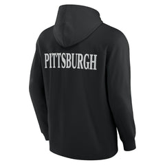 Pittsburgh Penguins Fanatics Elements Blaze Tri-Blend Long Sleeve Hoodie T-Shirt - Black T-shirts