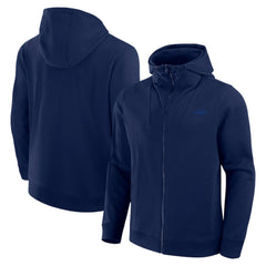 Washington Capitals Fanatics Elements Tonal Primary Tri-Blend Full-Zip Hoodie - Navy Hoodies