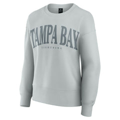 Tampa Bay Lightning Fanatics Women's Elements Flow Pullover Sweatshirt - Gray Sweatshirts