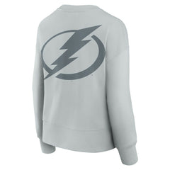 Tampa Bay Lightning Fanatics Women's Elements Flow Pullover Sweatshirt - Gray Sweatshirts