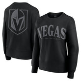 Vegas Golden Knights Fanatics Women's Elements Flow Pullover Sweatshirt - Black Sweatshirts