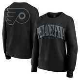 Philadelphia Flyers Fanatics Women's Elements Flow Pullover Sweatshirt - Black Sweatshirts