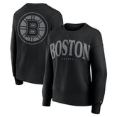 Boston Bruins Fanatics Women's Elements Flow Pullover Sweatshirt - Black Sweatshirts
