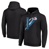 Colorado Avalanche Starter Color Scratch Fleece Pullover Hoodie - Black Hoodies