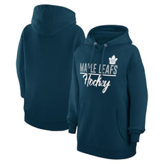 Toronto Maple Leafs G-III 4Her by Carl Banks Women's Team Fleece Pullover Hoodie - Navy Hoodies