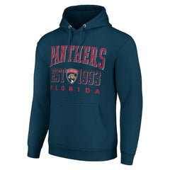 Florida Panthers Starter Graphic Pullover Hoodie - Navy Hoodies