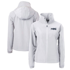 Milwaukee Brewers Cutter & Buck Women's City Connect Charter Eco Recycled Full-Zip Jacket Gray