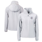 Chicago Cubs Cutter & Buck Women's City Connect Charter Eco Recycled Full-Zip Jacket Gray