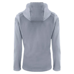 San Diego Padres Cutter & Buck Women's City Connect Evoke Eco Softshell Recycled Full-Zip Hoodie Jacket Gray