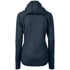 Houston Astros Cutter & Buck Women's City Connect Mainsail Full-Zip Hooded Jacket Heather Navy