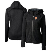 San Francisco Giants Cutter & Buck Women's City Connect Mainsail Full-Zip Hooded Jacket Heather Charcoal