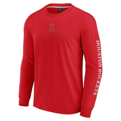 Houston Rockets Elements Strive Long Sleeve T-Shirt - Red on sale