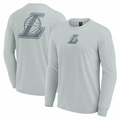 Los Angeles Lakers Elements Strive Long Sleeve T-Shirt - Gray cheap