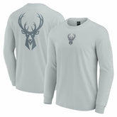 Milwaukee Bucks Elements Strive Long Sleeve T-Shirt - Gray online