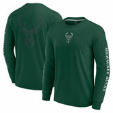 Milwaukee Bucks Elements Strive Long Sleeve T-Shirt - Hunter Green outlet