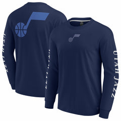 Utah Jazz Elements Strive Long Sleeve T-Shirt - Navy cheap