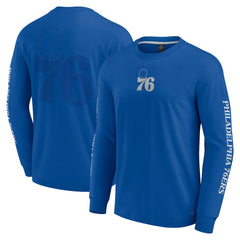 Philadelphia 76ers Elements Strive Long Sleeve T-Shirt - Royal on sale
