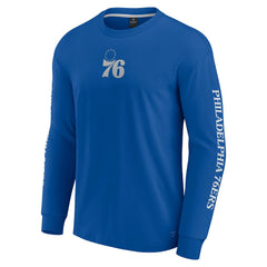 Philadelphia 76ers Elements Strive Long Sleeve T-Shirt - Royal on sale