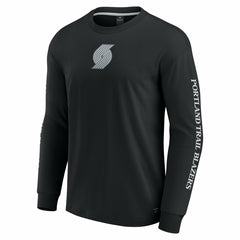 Portland Trail Blazers Elements Strive Long Sleeve T-Shirt - Black online