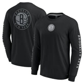Brooklyn Nets Elements Strive Long Sleeve T-Shirt - Black online