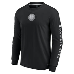 Brooklyn Nets Elements Strive Long Sleeve T-Shirt - Black online