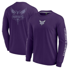 Charlotte Hornets Elements Strive Long Sleeve T-Shirt - Purple shop