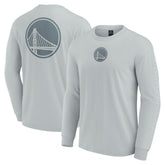 Golden State Warriors Elements Strive Long Sleeve T-Shirt sale - Gray discount